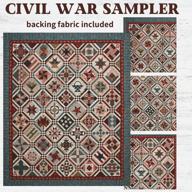 Civil War Sampler Block of the Month - Begins January 2025 CIVILWAR-JAN25