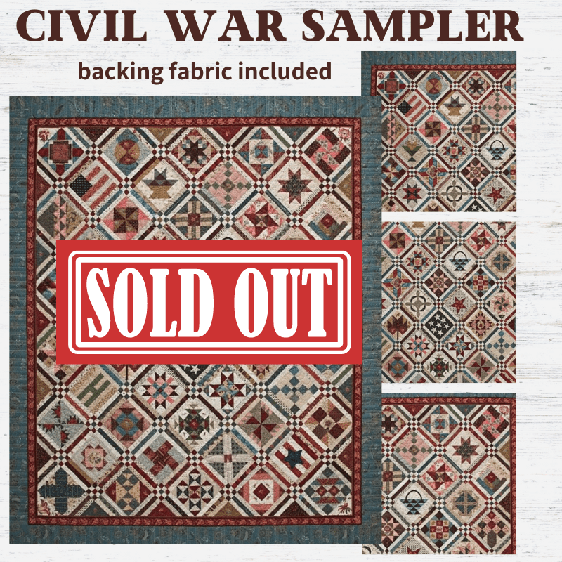 Civil War Sampler Block of the Month - Begins January 2025 CIVILWAR-JAN25