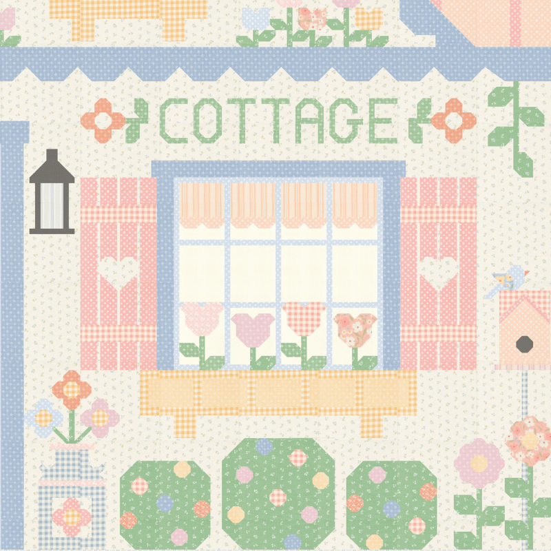 Cozy Cottage Block of the Month - Begins May 2025 COZYCOT-MAY25