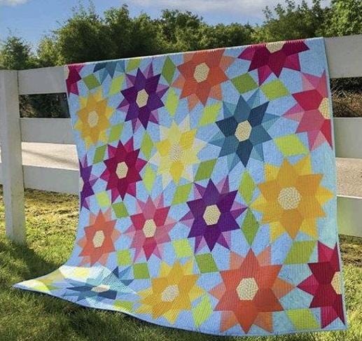 Dancing Dahlias Quilt kit DANCEDAHLIAS-QK