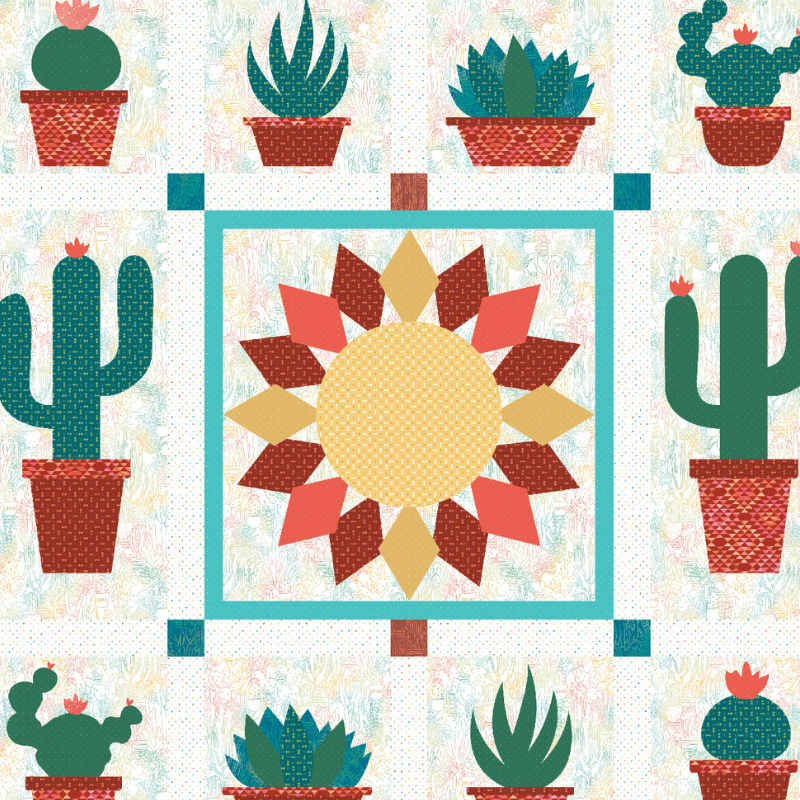 Desert Blooms Block of the Month - Begins March 2026 DSRTBLM-MAR26