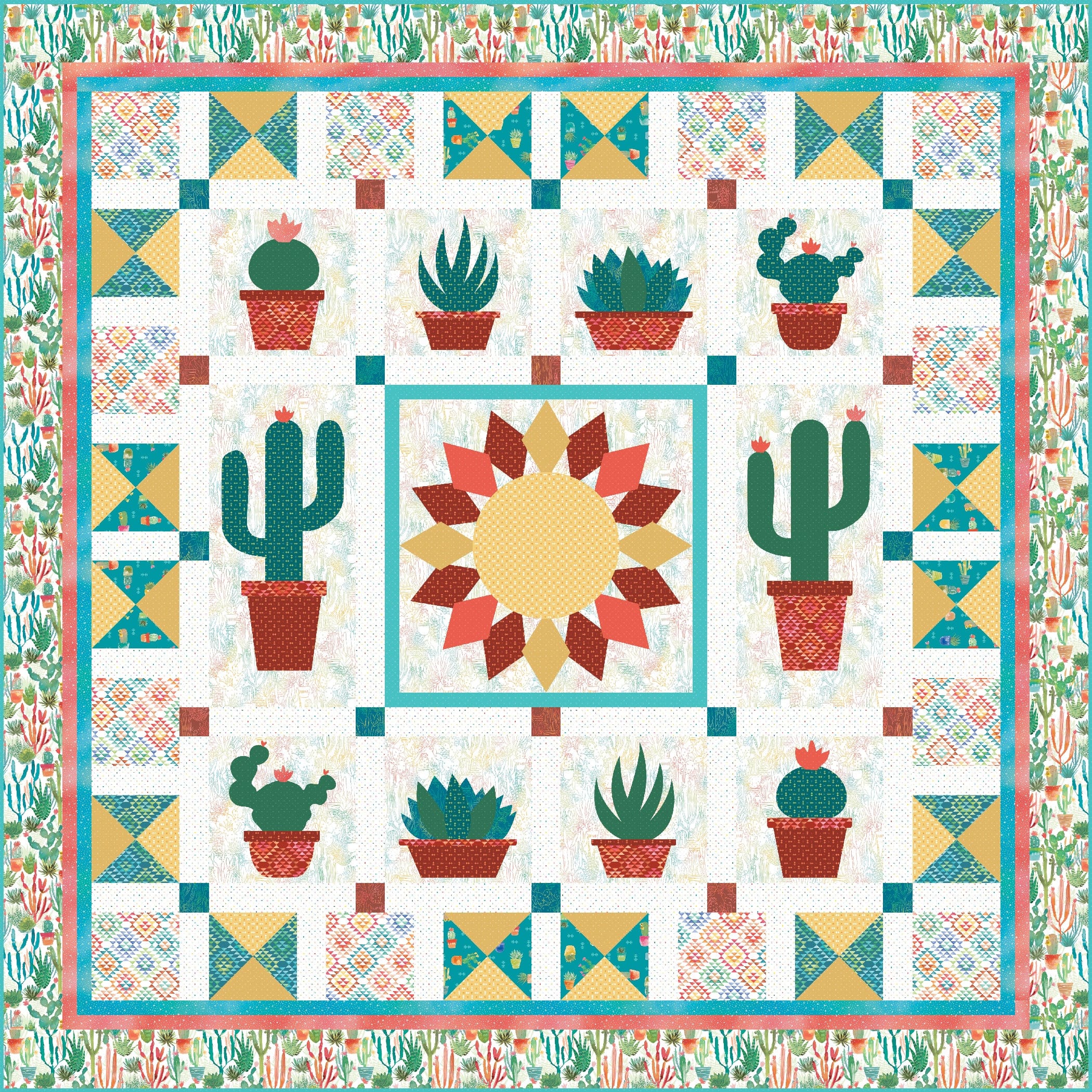 Desert Blooms Block of the Month - Begins March 2026 DSRTBLM-MAR26