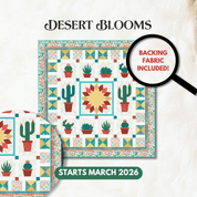 Desert Blooms Block of the Month -  March 2026 DSRTBLM-MAR26