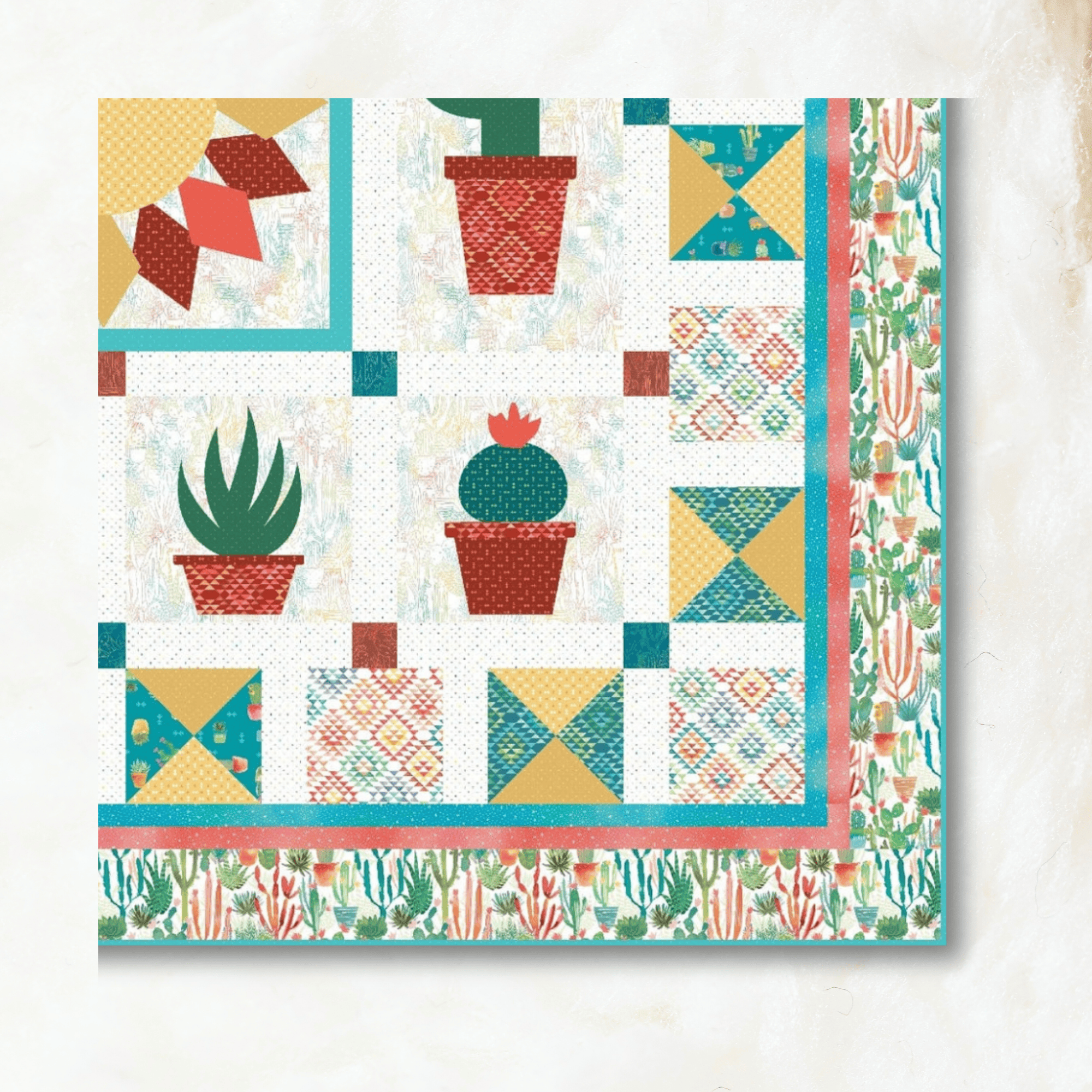 Desert Blooms Block of the Month -  March 2026 DSRTBLM-MAR26