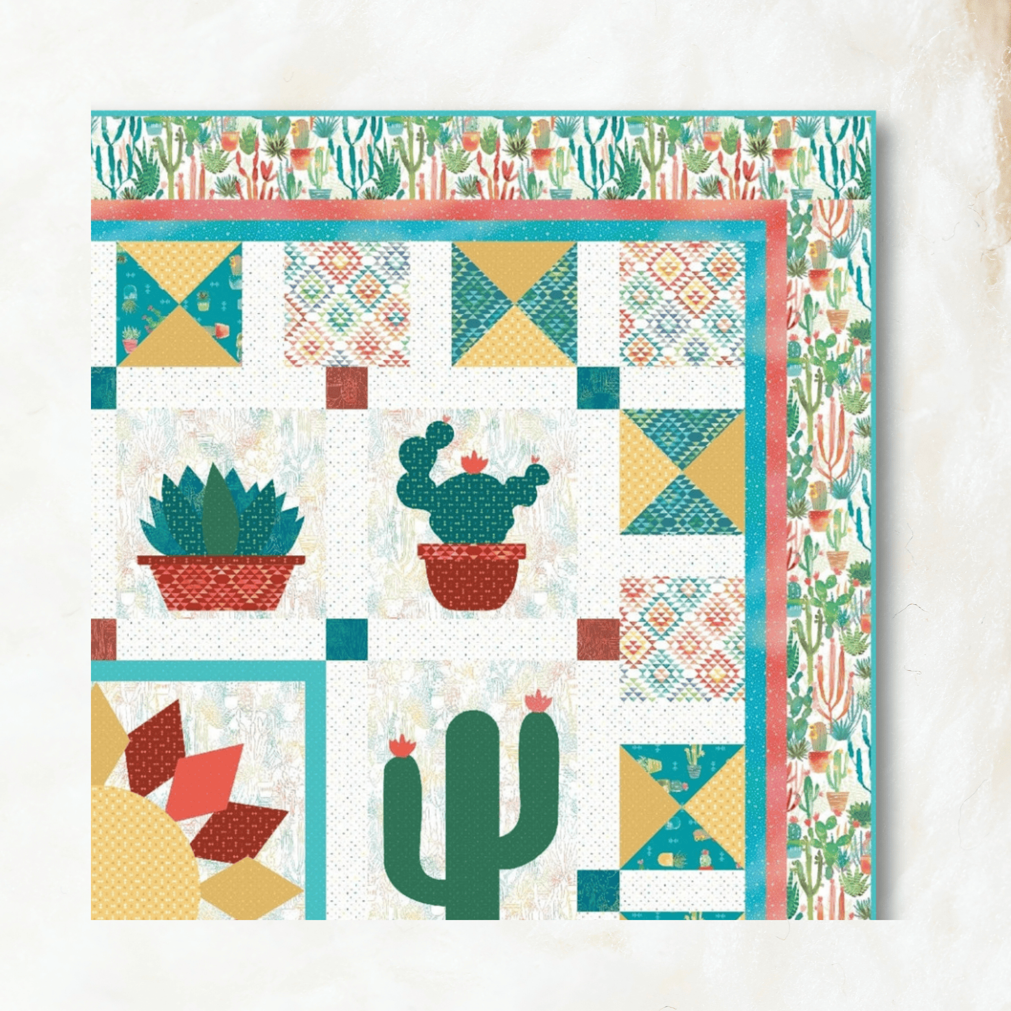 Desert Blooms Block of the Month -  March 2026 DSRTBLM-MAR26