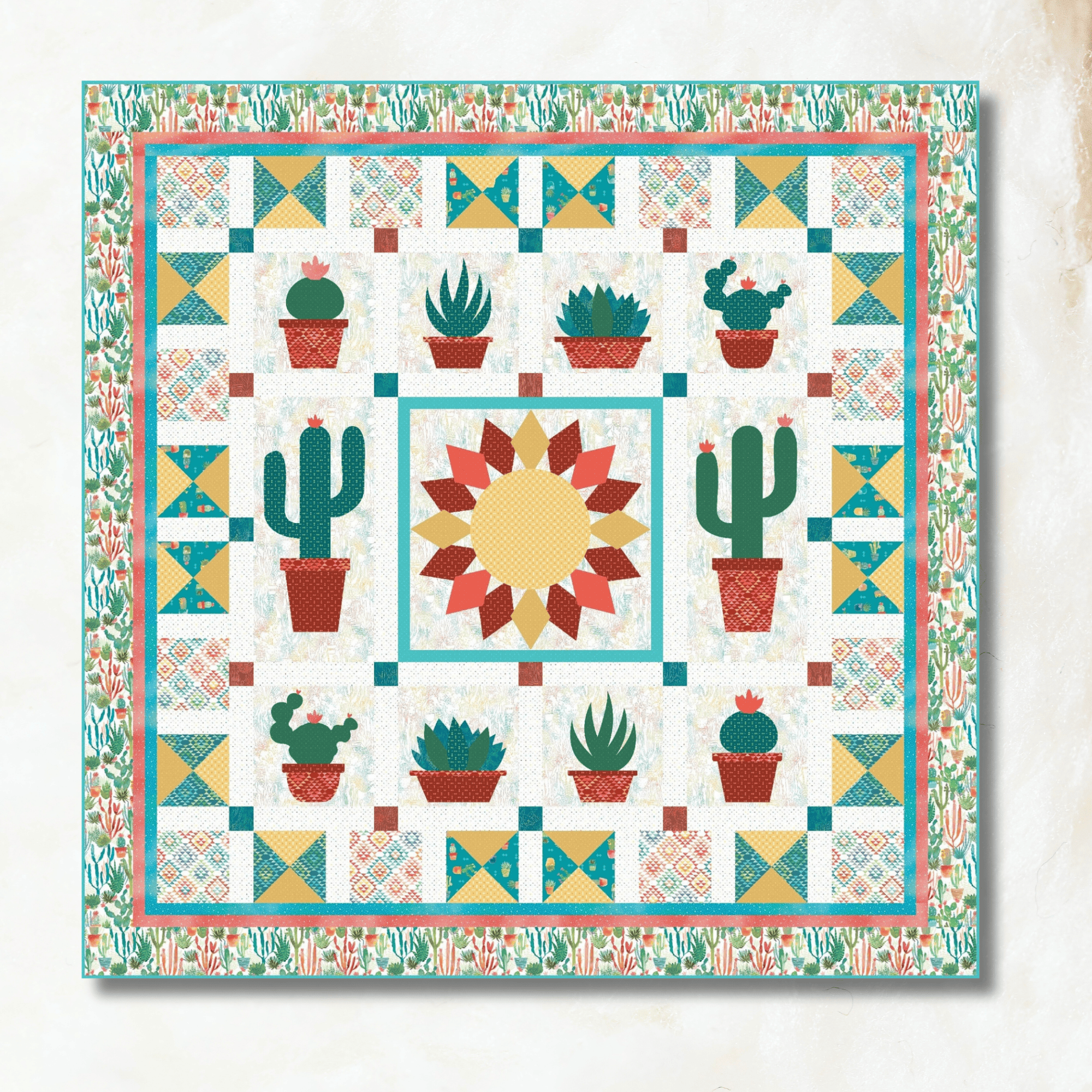Desert Blooms Block of the Month -  March 2026 DSRTBLM-MAR26