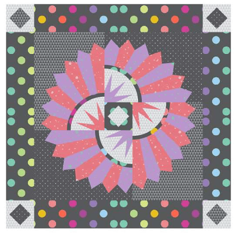 Dizzy Dresden Quiltworx Kit - 24" x 24" DZZYDRESD-QK