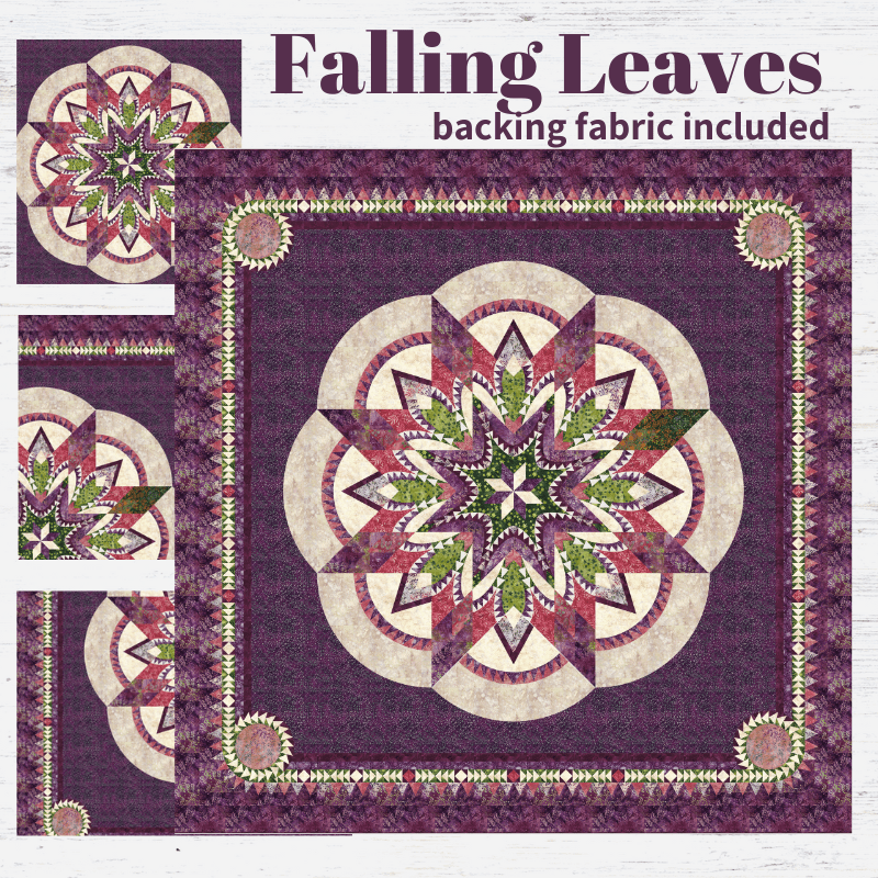 Falling Leaves Block of the Month - Begins January 2025 FALLNGLE-JAN25