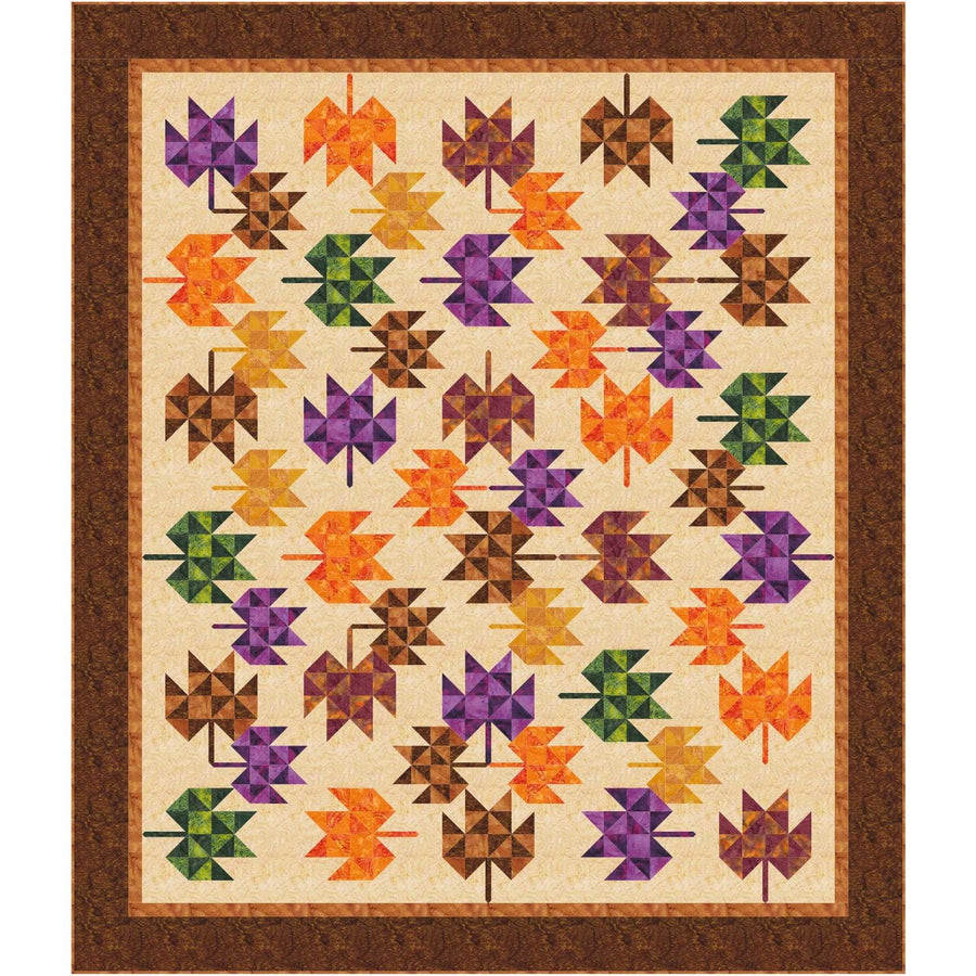 Falling Maple Leaves Precut! Quilt Kit FLLNGMPLLVS-CQK