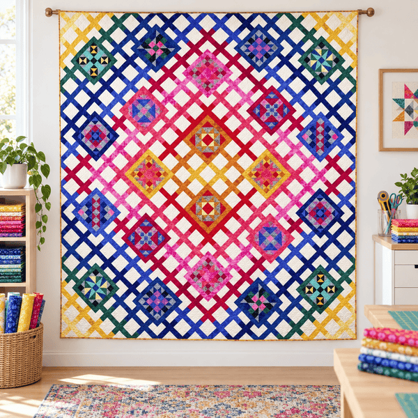 骐*骥様 Rei サイン特典付 QUILT the Complete Editi Fantasy Flights Quilt Kit | Traditional Quilting - Stitchin Heaven