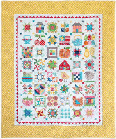 Image of Farm Girl Vintage quilt.