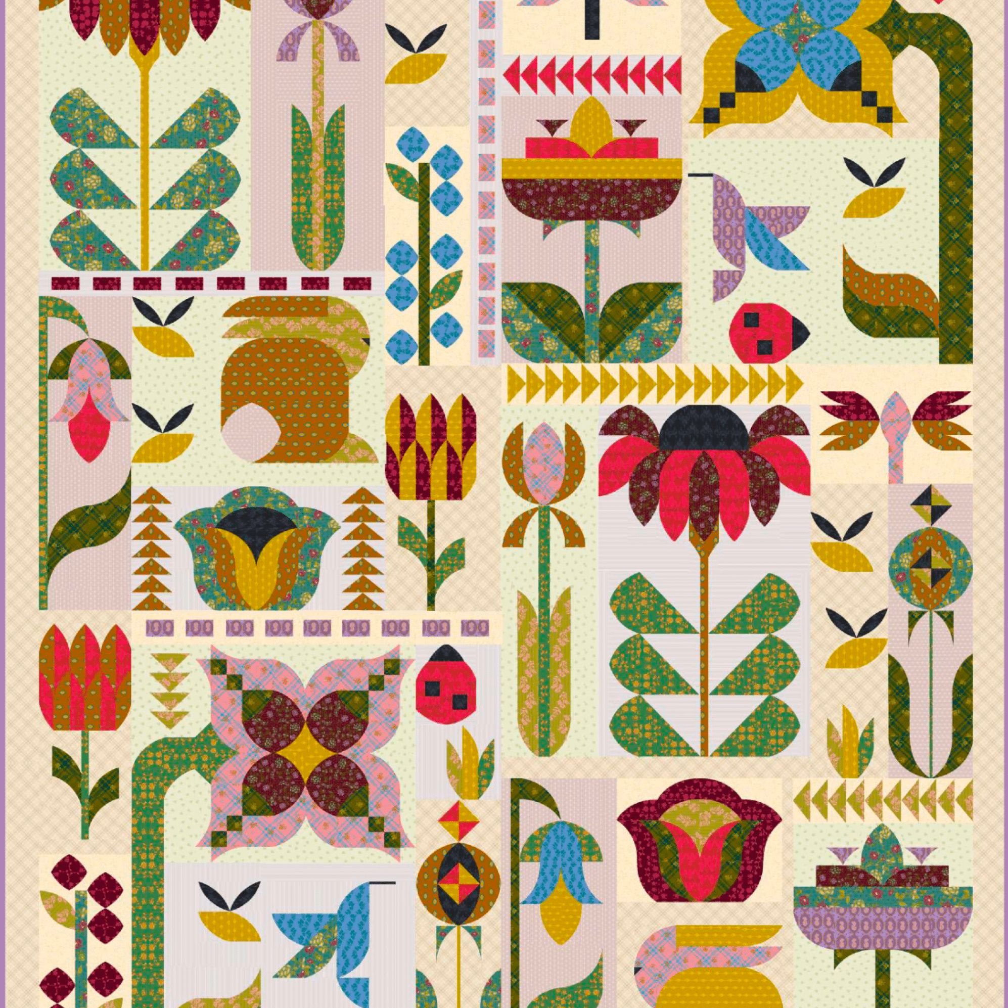 Floral Felicity Block of the Month - Begins September 2024 FLORALF-SEP24