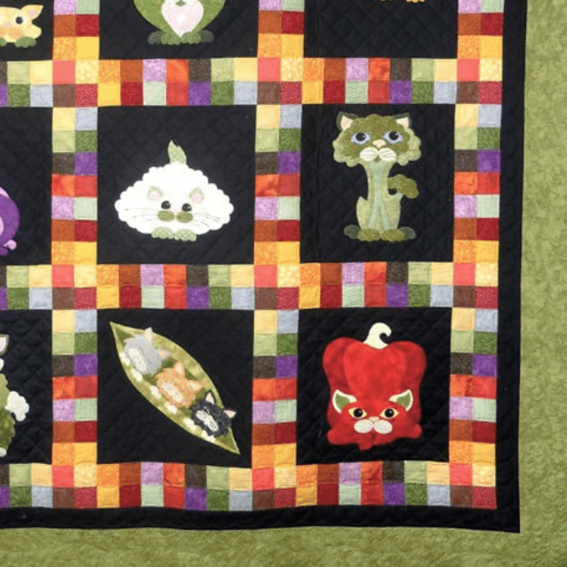 Garden Patch Cats Block of the Month - Begins February 2026 GRDNCATS-FEB26