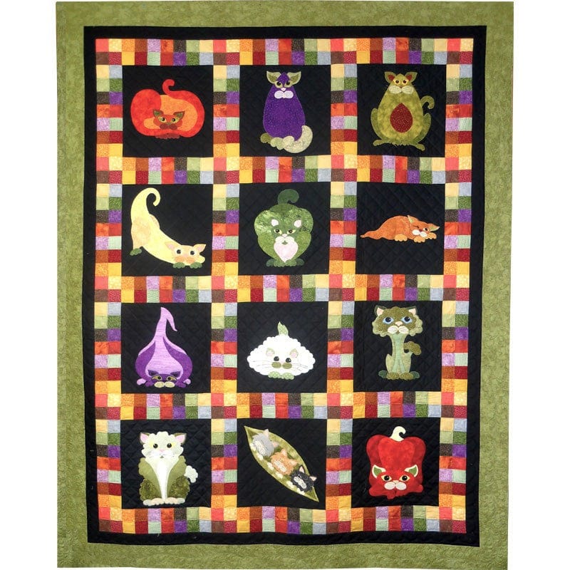 Garden Patch Cats Block of the Month - Begins February 2026 GRDNCATS-FEB26
