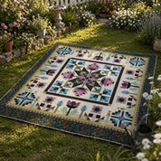 Gemma's Garden Block of the Month - August 2026 (Precut!) P-GEMMGDN-AUG26
