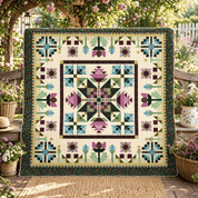 Gemma's Garden Block of the Month - August 2026 (Precut!) P-GEMMGDN-AUG26