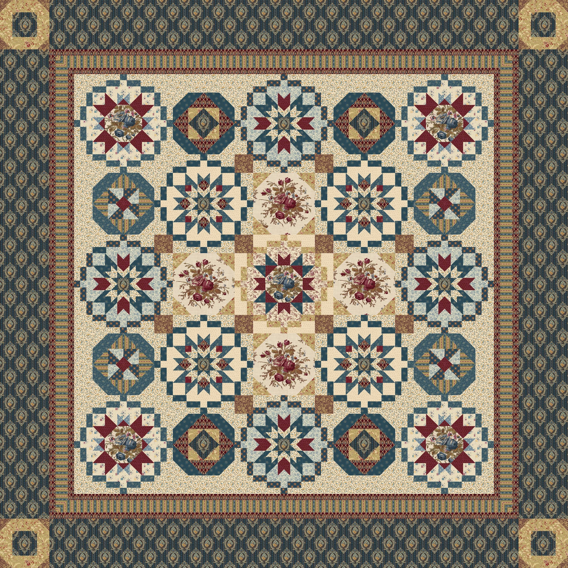 Gentry's Mill Quilt Kit GENTRYMILL-RBQK