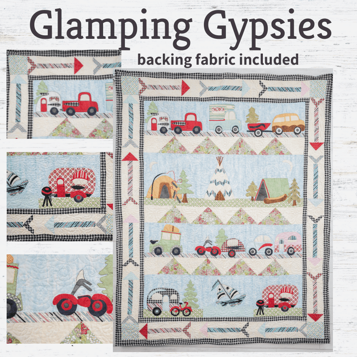 Glamping Gypsies Block of the Month - Begins December 2024 GLGYPSIES-DEC24