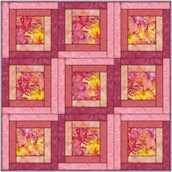 Grab & Go - Baby/Wall Quilt - Butterflies Summer GNG-W-BTTRFLSMR