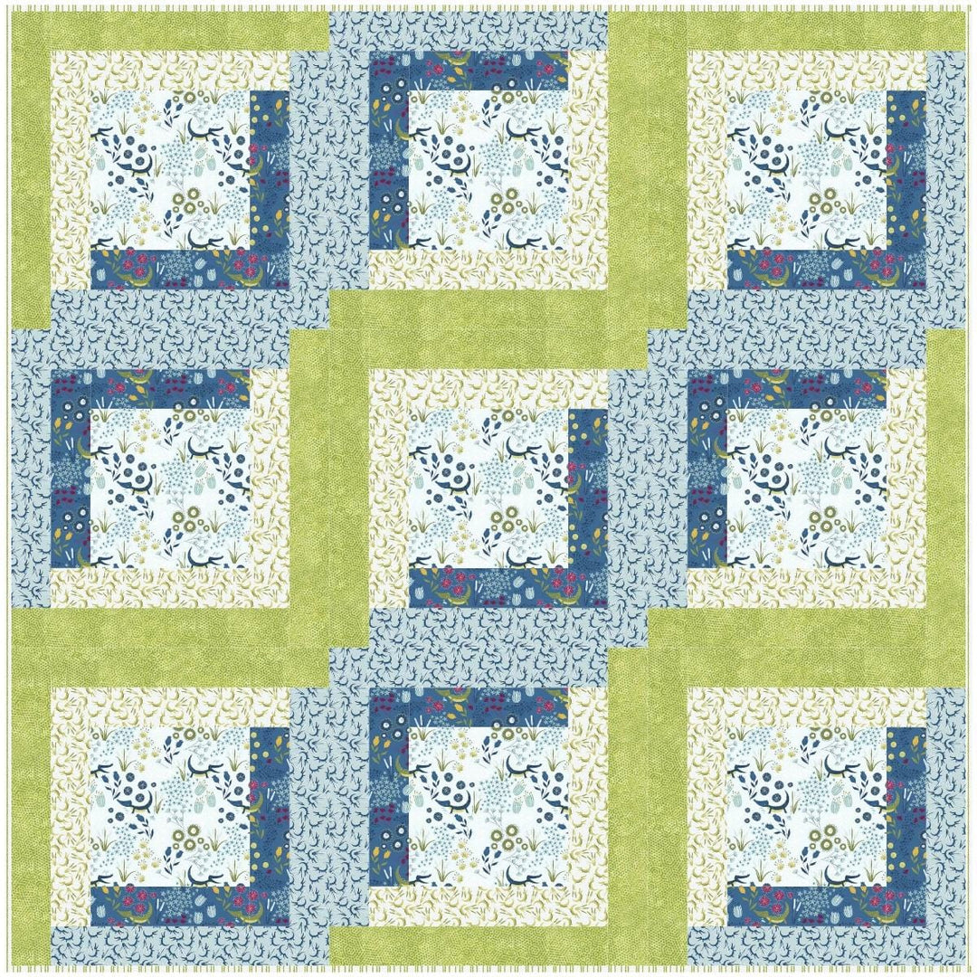 Grab & Go - Baby/Wall Quilt - Crocodile Smiles GNG-W-CRCDLSMLS