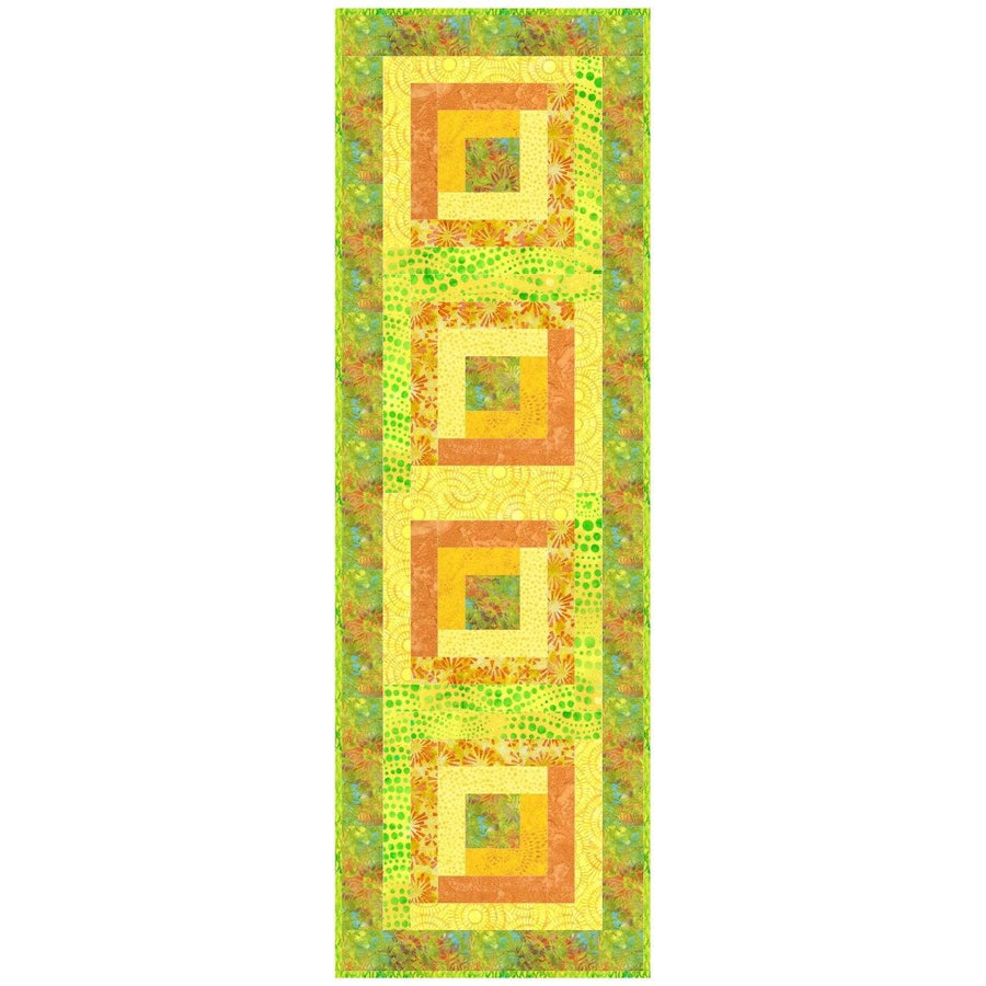 Grab & Go - Log Cabin Table Runner - Citrus Burst GNG-LCTR-CTBRST