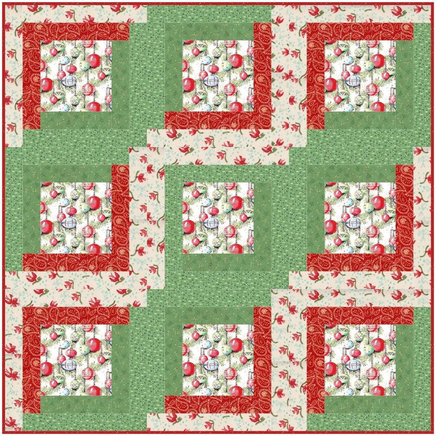 Grab & Go - Wall Quilt - Bobbles & Boughs GNG-W-BBBLSBGHS