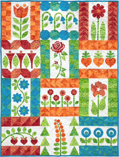 Grandma's Garden Block of the Month - October 2026 – Stitchin' Heaven