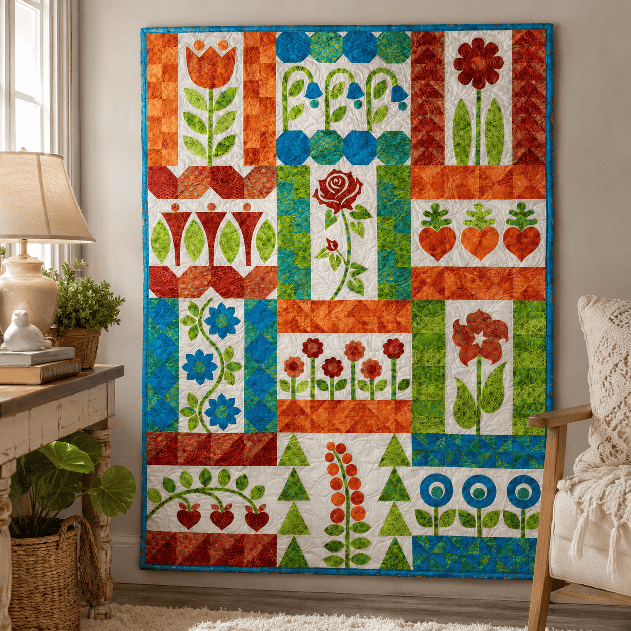 Grandma's Garden Block of the Month - October 2026 GRNDMAGDN-OCT26