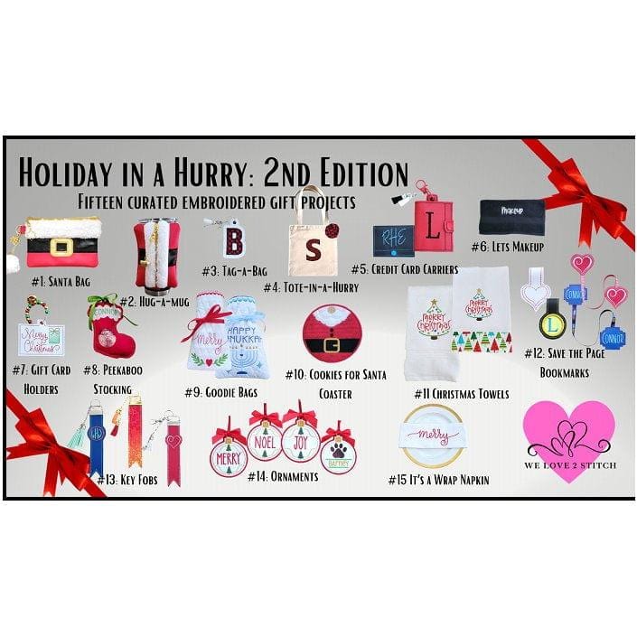 Holiday in a Hurry 2 Sampler Fabric Kit SAMPLERKIT-EC