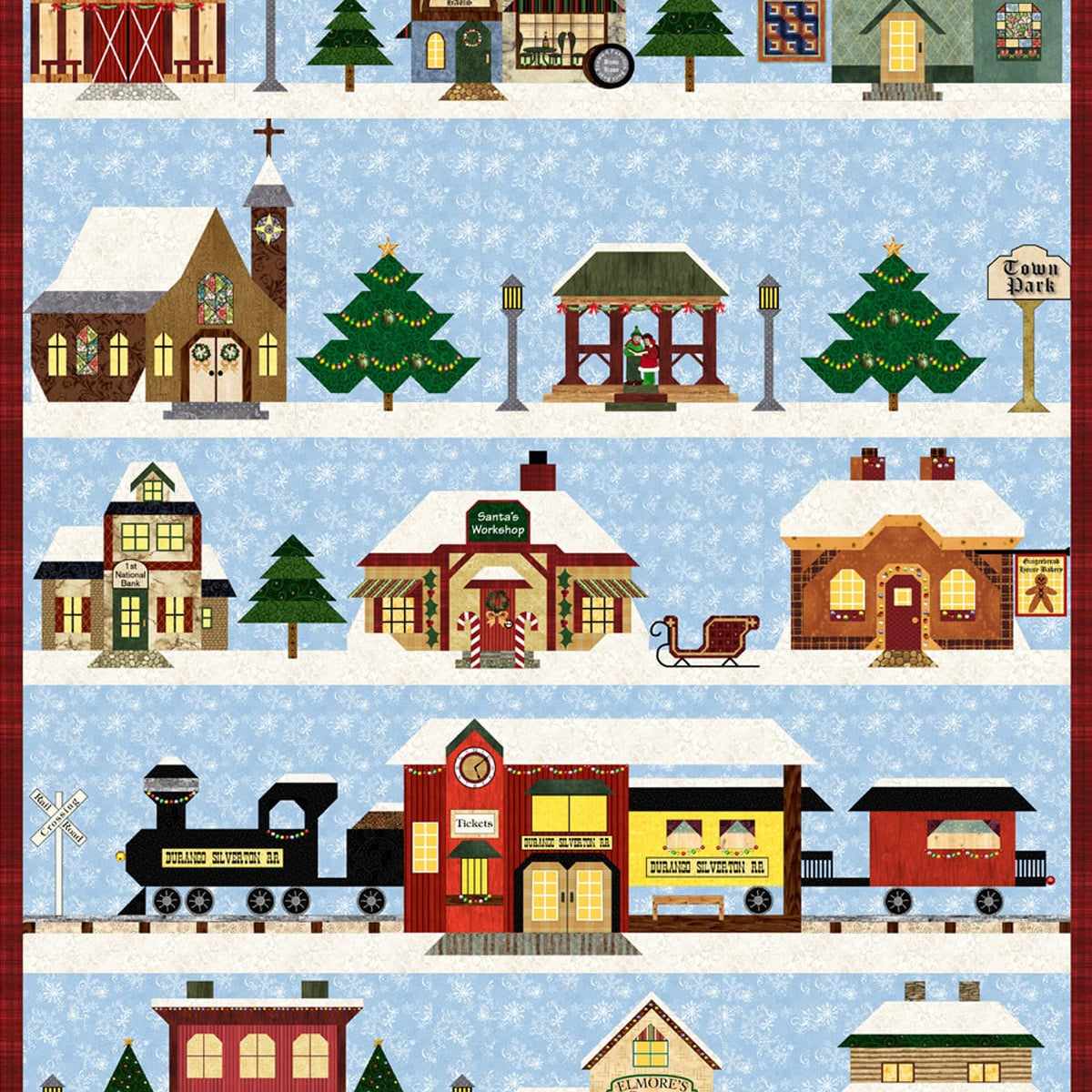 Holiday Snow Village Kit HOLIDAYVILL-RBQK