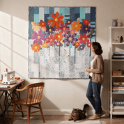 Indah Blossoms Applique Quilt Kit INDAHQUILTKIT