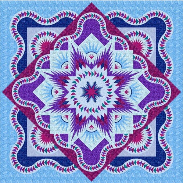 Judy Niemeyer Quiltworx Sandra s Arctic Star Quilt Kit