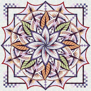 Jungle Magnolia Fabric Only Quilt Kit - Hoffman Batik Jellyfish Queen Size JNQ00289K39