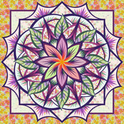 Jungle Magnolia Fabric Only Quilt Kit - Tula Pink Untamed Queen Size JNQ00289K15