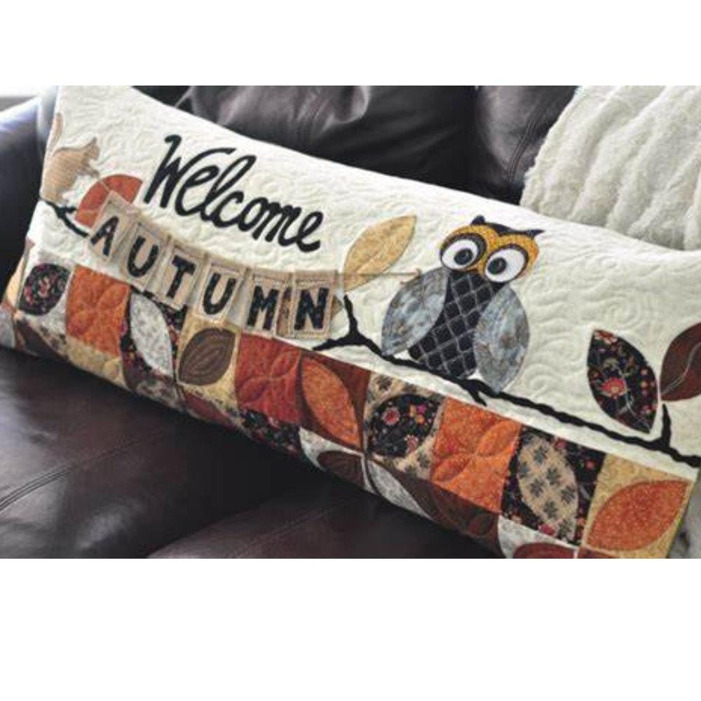 Kimberbell Bench Pillow M 03 -  Welcome Autumn BPP22-03