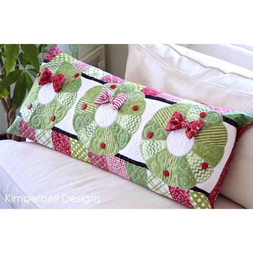 Kimberbell Bench Pillow M 06 -  Deck The Halls BPP22-06