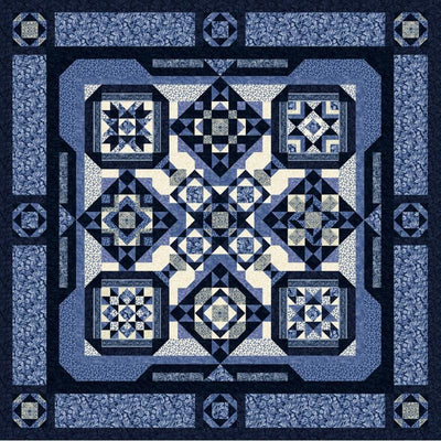 Image of London Blues quilt.