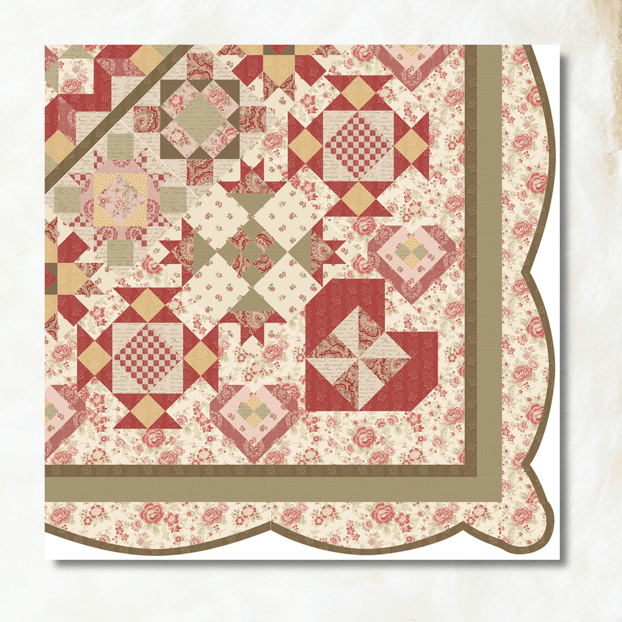 Love Letters Block of the Month - Begins May 2026 LOVELETT-MAY26