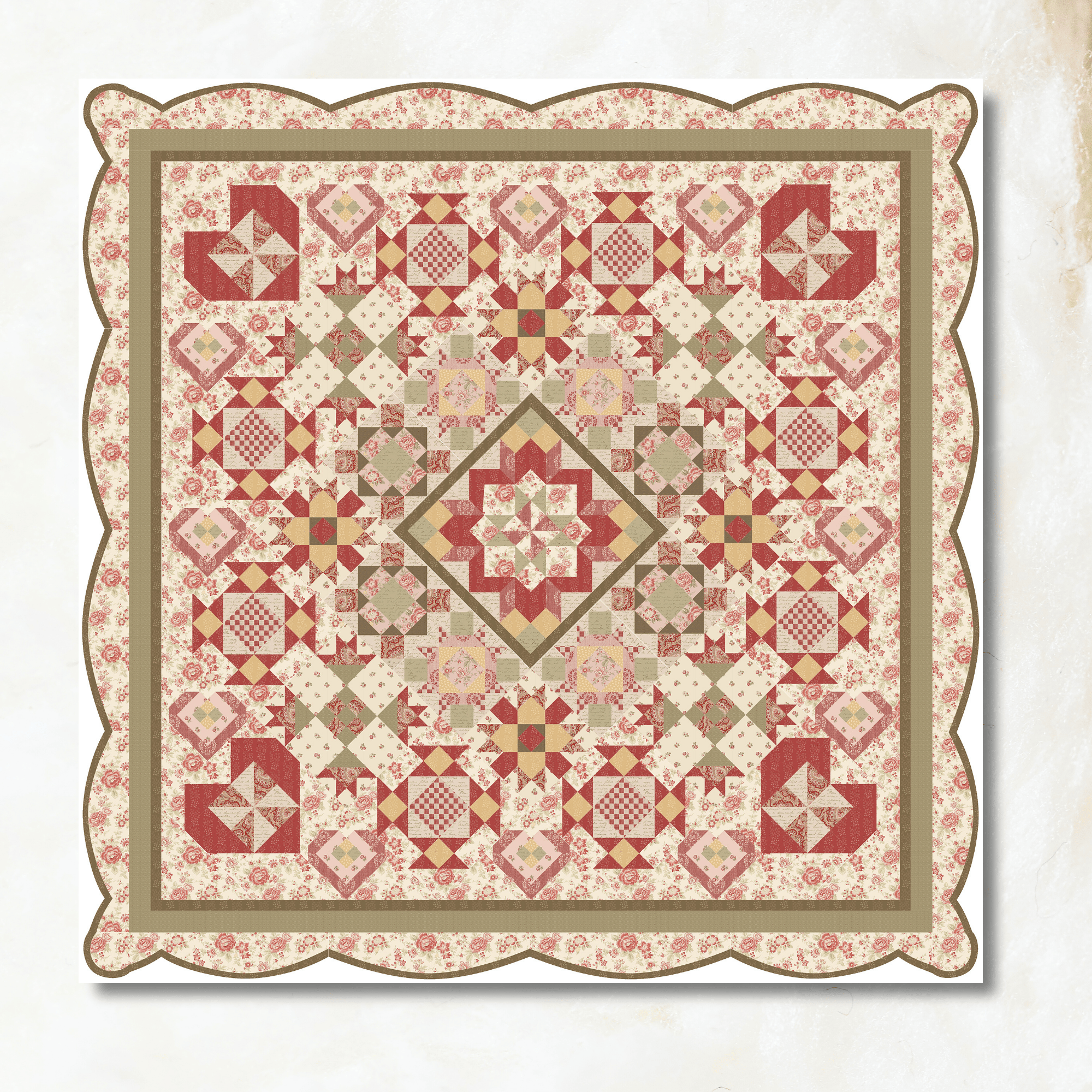 Love Letters Block of the Month - Begins May 2026 LOVELETT-MAY26