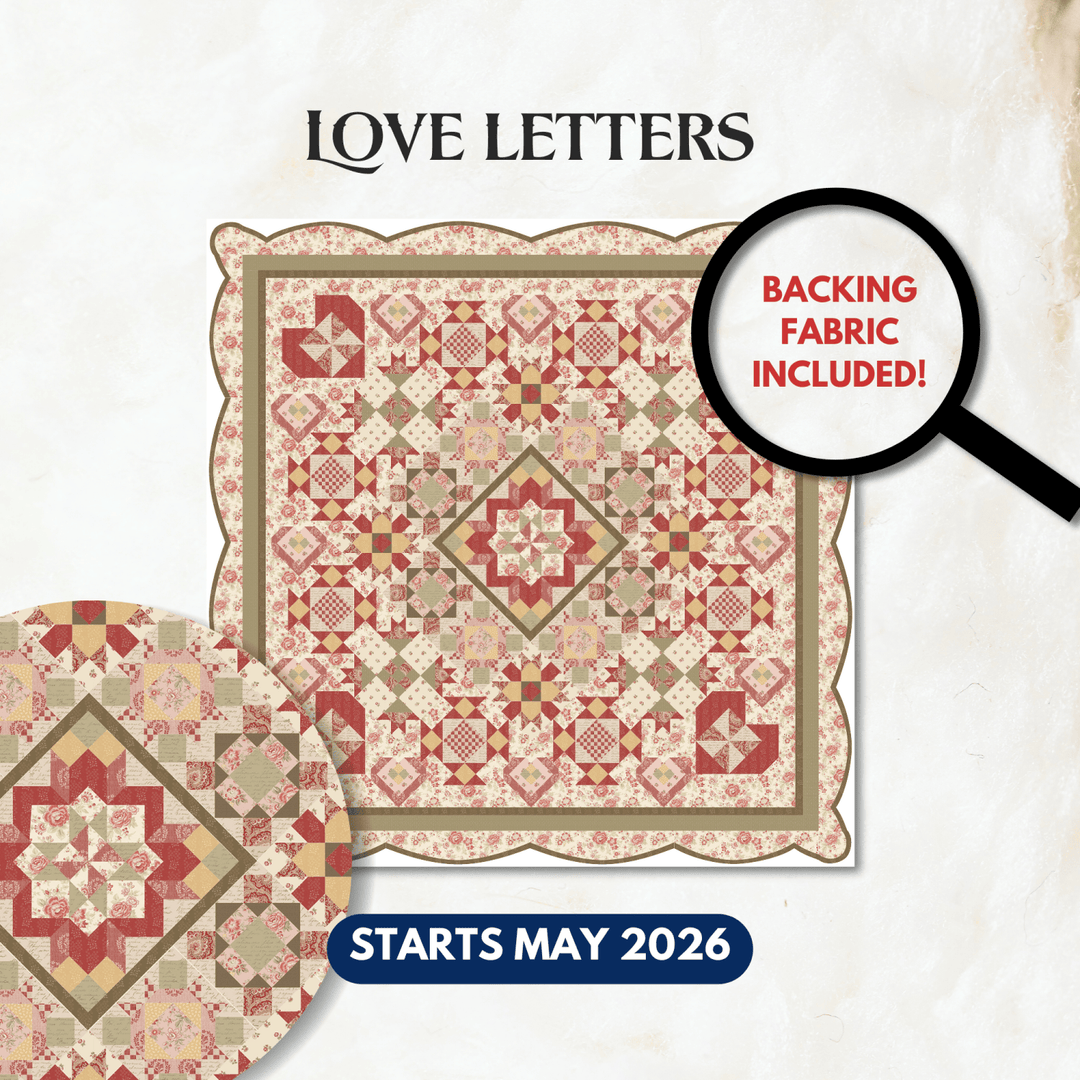 Love Letters Block of the Month - Begins May 2026 LOVELETT-MAY26