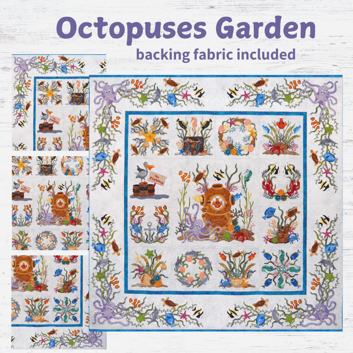 Octopuses Garden Block of the Month - Begins July 2025 OCTOGRDN-JUL25