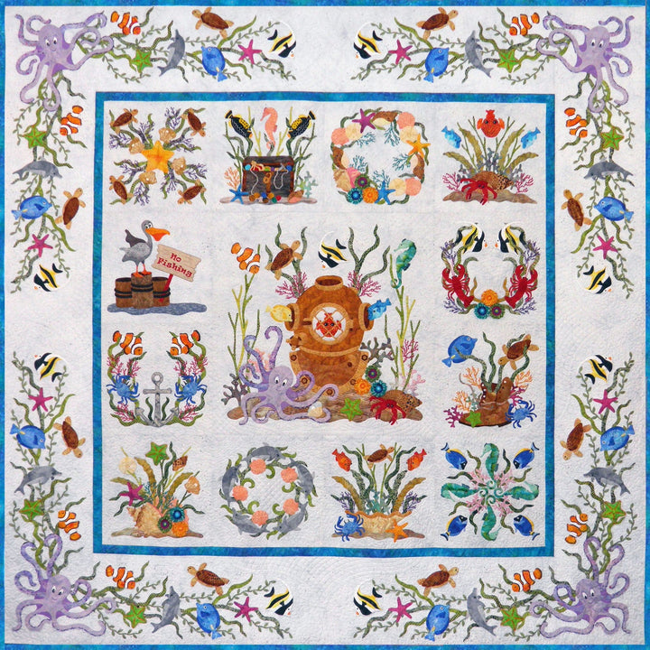 Octopuses Garden Block of the Month - Begins July 2025 OCTOGRDN-JUL25