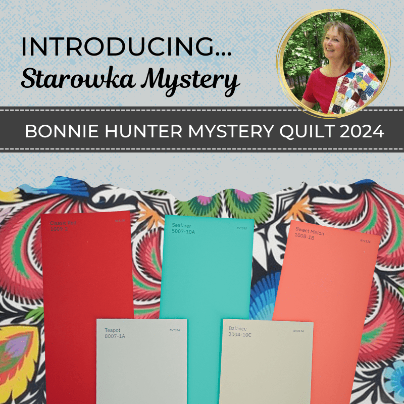 Old Town Quilt Kit - Bonnie Hunter Mystery Quilt Along 2024 BONNIEHNTR24-QK