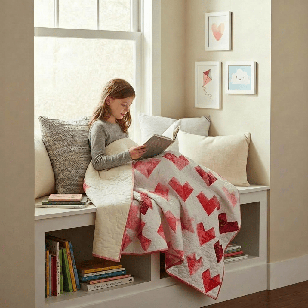 Ombre Paper Hearts Quilt Kit OMBREPPRHRTS-QK