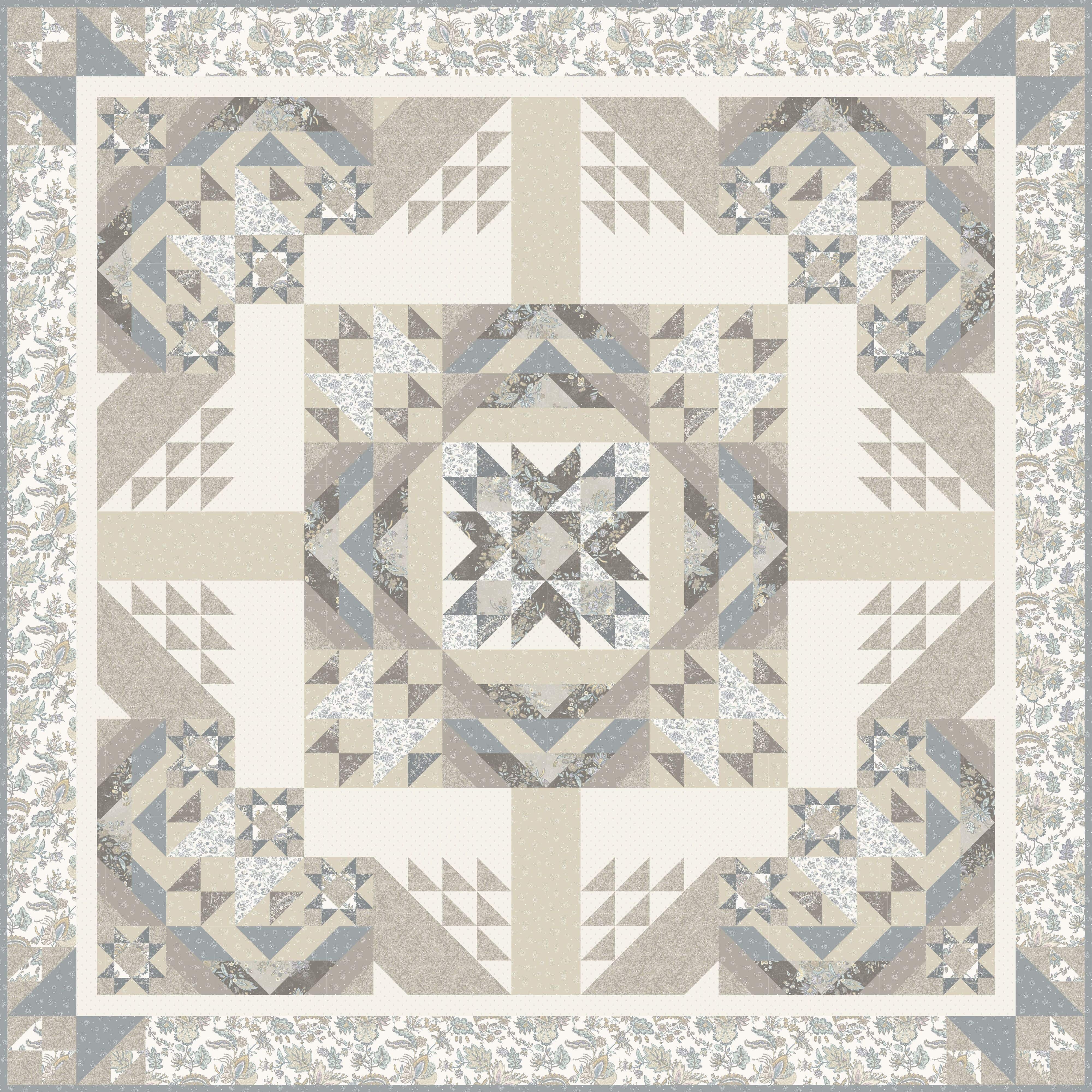 Park Plaza- Daybreak Quilt Kit PARKPLAZADAY-RBQK