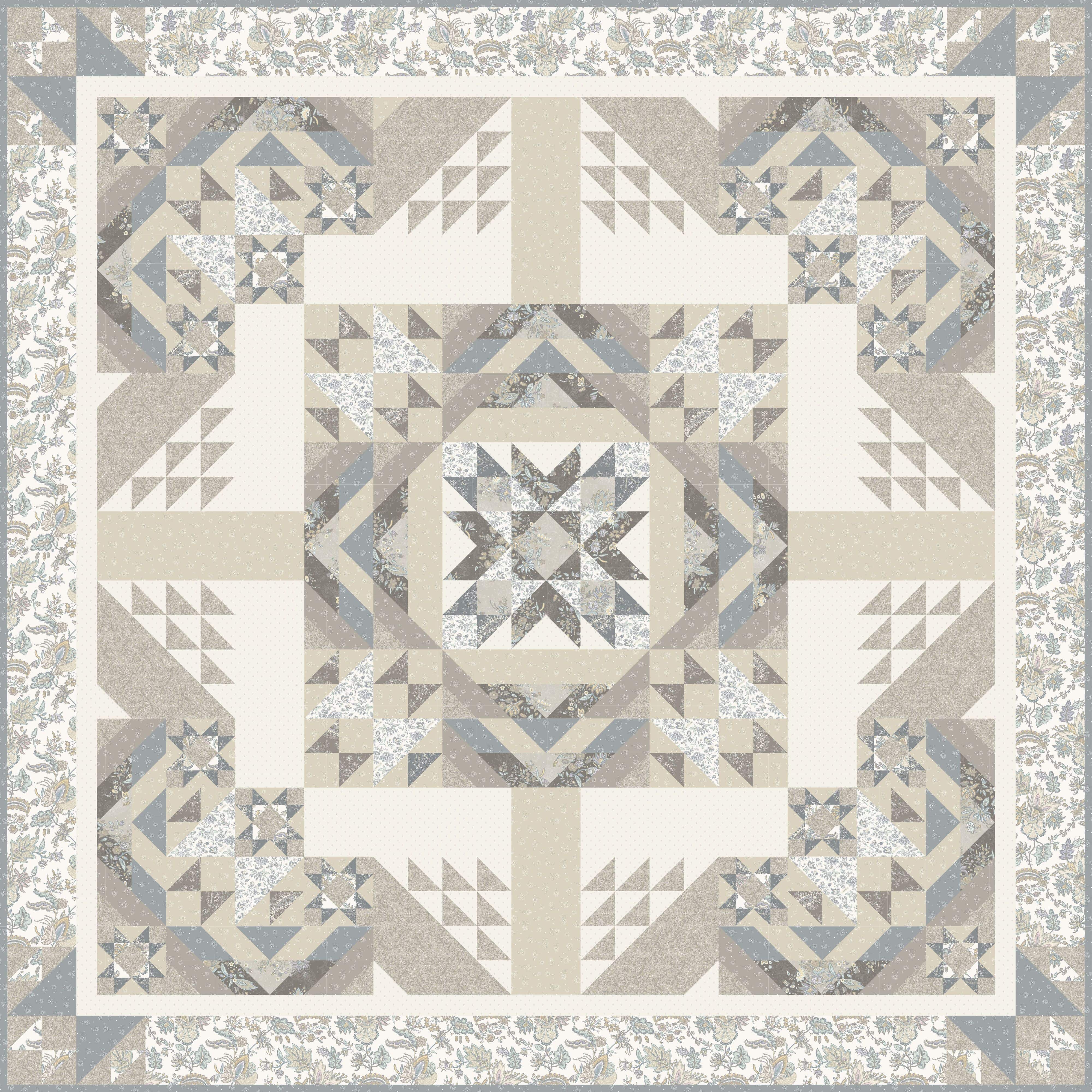 Park Plaza- Daybreak Quilt Kit PARKPLAZADAY-RBQK