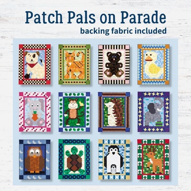 Patch Pals on Parade Block of the Month - Begins February 2024 PATCHPAL-FEB24