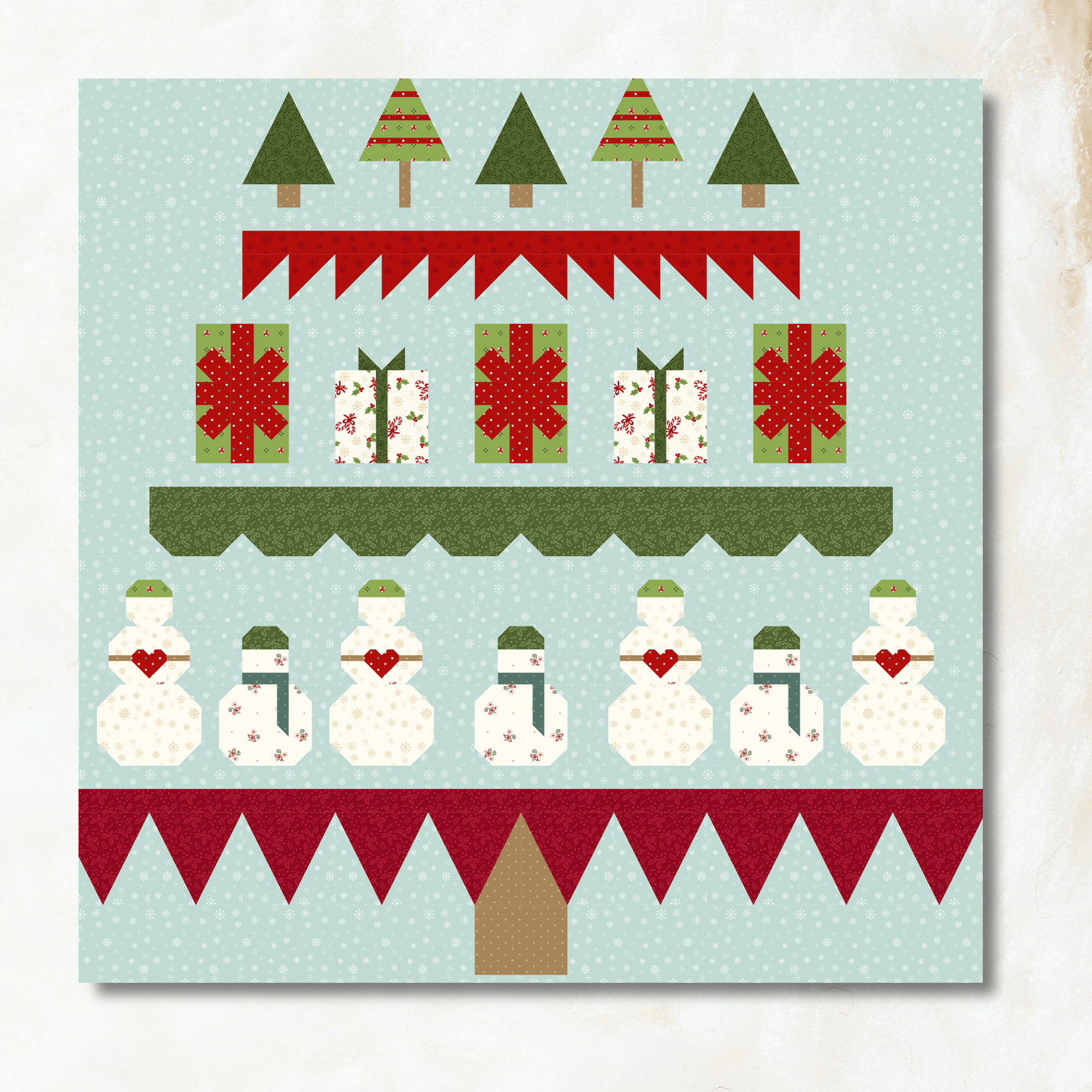 Peppermint & Pine Block of the Month - Begins May 2026 PEPPPINE-MAY26