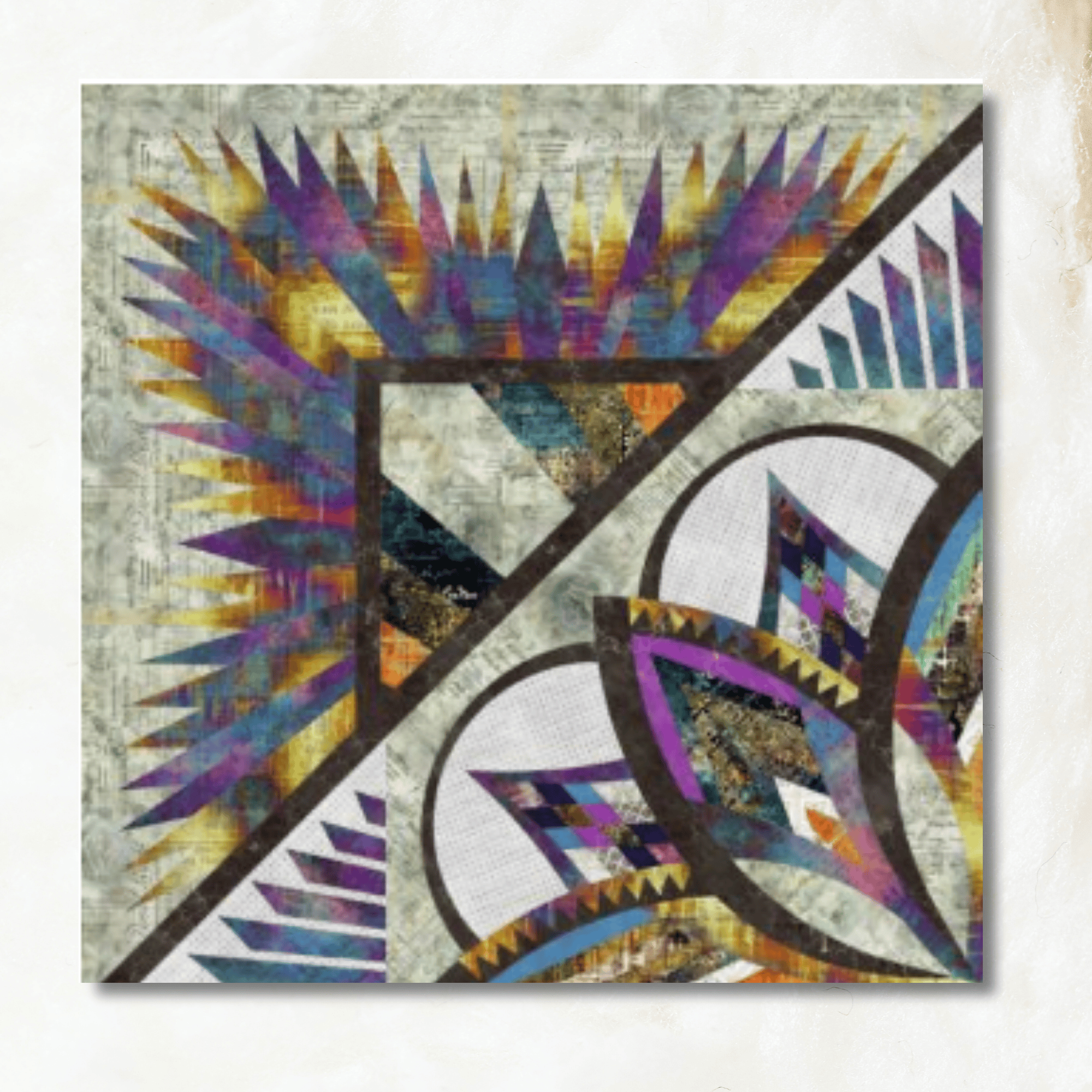 Peppermint Twist Block of the Month -  April 2026 PEPPERMINT-APR26