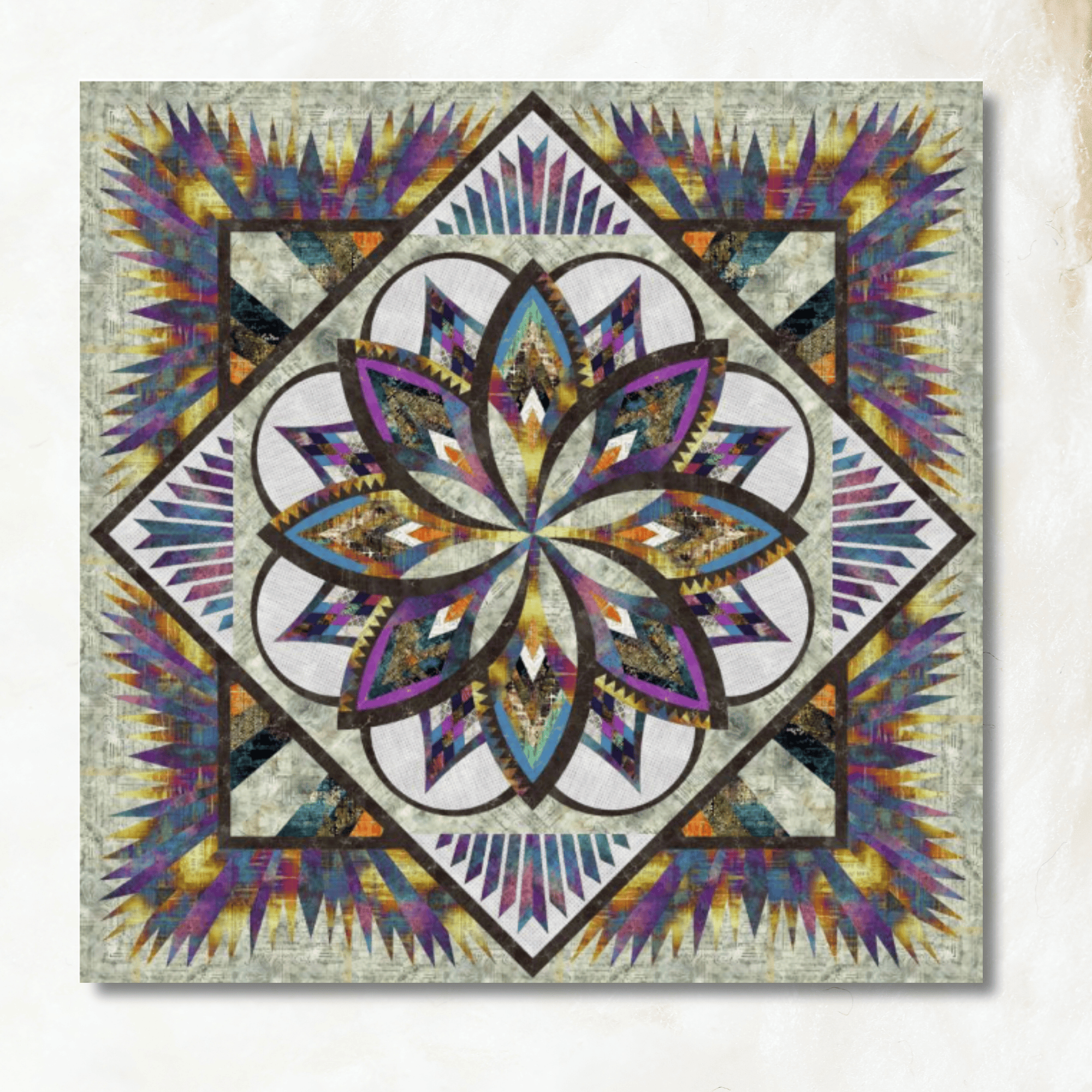 Peppermint Twist Block of the Month -  April 2026 PEPPERMINT-APR26